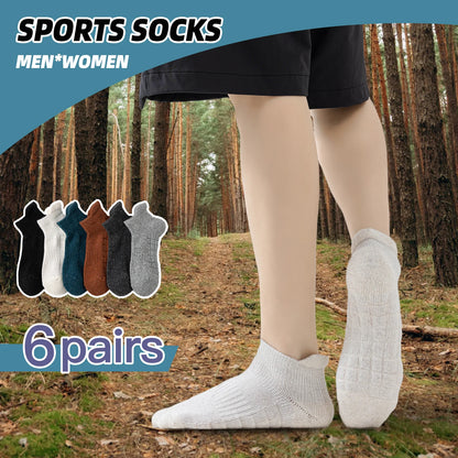 6 Pairs Men's Women's hiking Ankle Socks