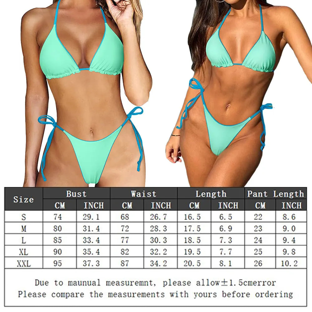 Women's Low Waist Bikini Swimsuit