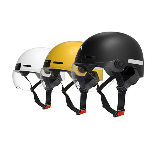 Motorcycle Helmet with Built-in Action Camera