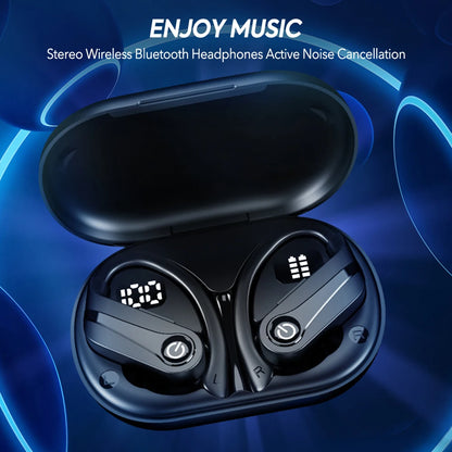 Waterproof Bluetooth 5.3 Hook Earbuds with Mic